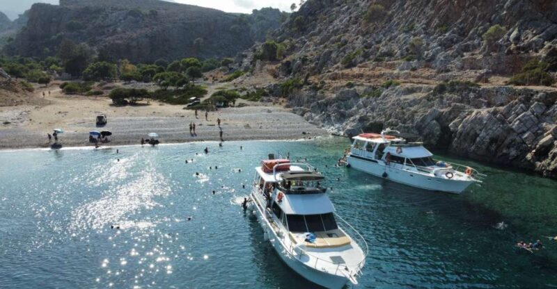 Chania: Menies Beach & Chironisia Bay Cruise with Snorkeling - FAQ