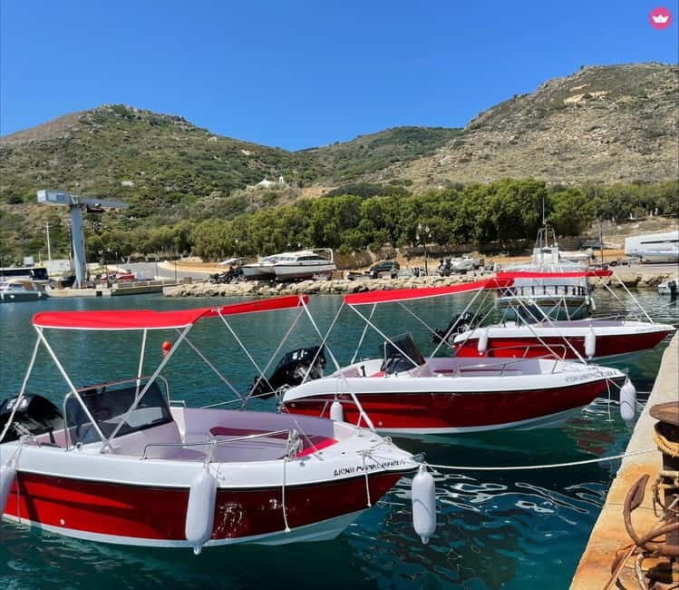 Chania: Self-Drive Boat and another with Skiper 7.50 m - Exploring the Crete Coast by Boat: An Authentic and Flexible Experience