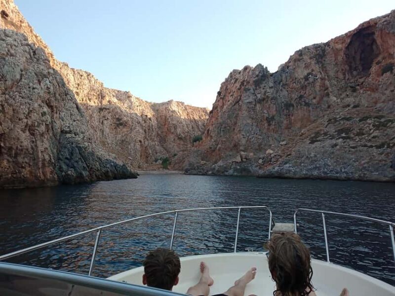 Chania,Kalyves-The Three Cove Boat Trip - Chania, Kalyves - The Three Cove Boat Trip: An Authentic Crete Experience