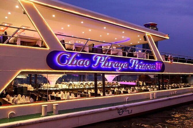 Chao Phraya Dinner Cruise Ticket only - Key Points