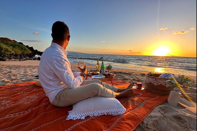 Charcuterie Board and Sunset at Pristine Beach with Photos - Key Points