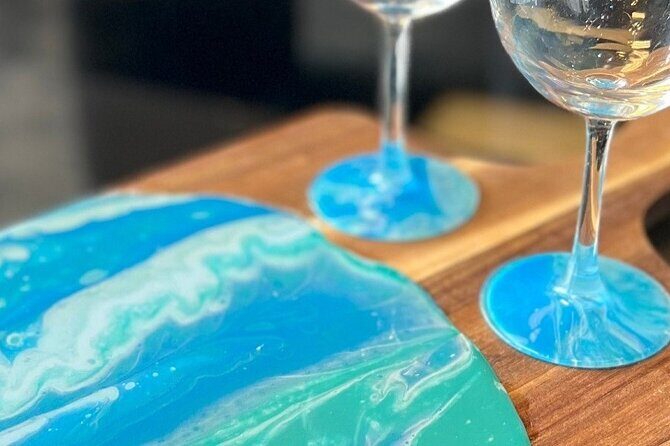 Charcuterie Board and Wine Glasses - Discover a Creative Twist on Houstons Food and Art Scene