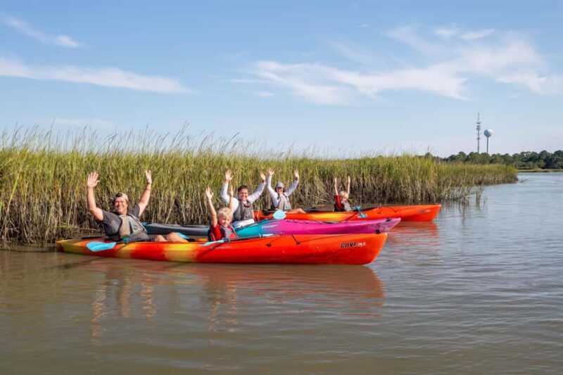 Charleston: Folly Beach Morning Kayak Dolphin Safari - Key Points