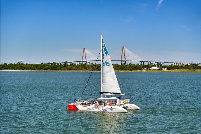Charleston Iconic Sunset Sail - Lux Catamaran w/Bar & Bathrooms - Key Points