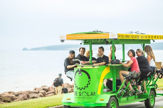 Charlottetown waterfront SOLAR PartyBike food & drink experience! - Final Words