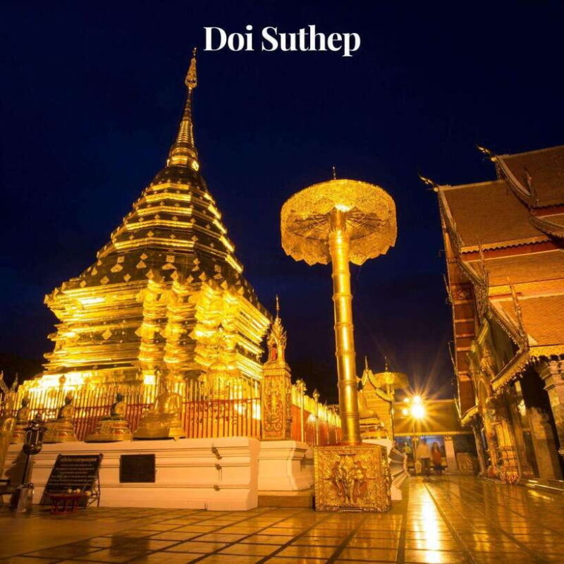 Chiang Mai: Doi Suthep & Wat Umong OR Wat Pha Lat Night Tour - Key Points