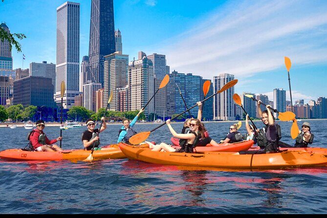 Chicago's Lake Michigan Downtown Kayak Rental at Ohio Street Beach - Exploring Chicagos Lake Michigan from Ohio Street Beach