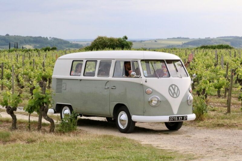 Chinon Vintage Tour: Tour the town in a Combi VW - Key Points