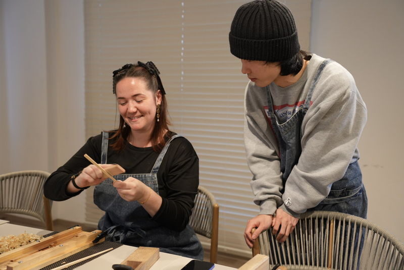 Chopstick Making in Osaka - Engraving makes the souvenir personal, for an added fee
