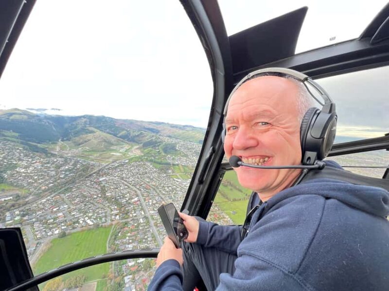 Christchurch: 20-Minutes City Helicopter Flight - The Banks Peninsula and Coastal Views