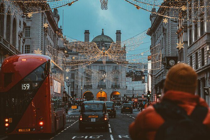 Christmas Lights and Holiday Sights Walking Tour in London - Key Points
