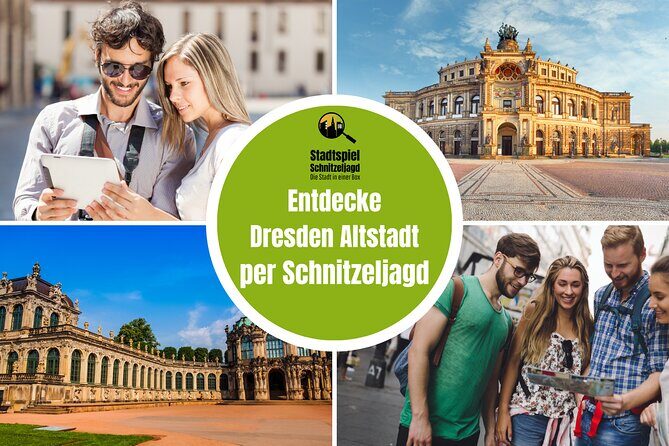 City game scavenger hunt Dresden old town - independent city tour - Detailed Itinerary and Site Highlights