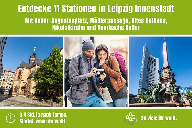 City game scavenger hunt Leipzig city center - independent city tour - A Closer Look at the Leipzig Scavenger Hunt