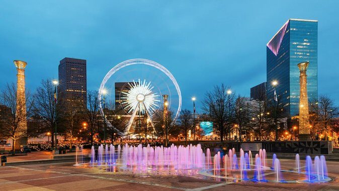 City Lights Atlanta Night-Time Tour with Photos & Dinner Stop - Discover Atlanta After Dark: The City Lights Night Tour
