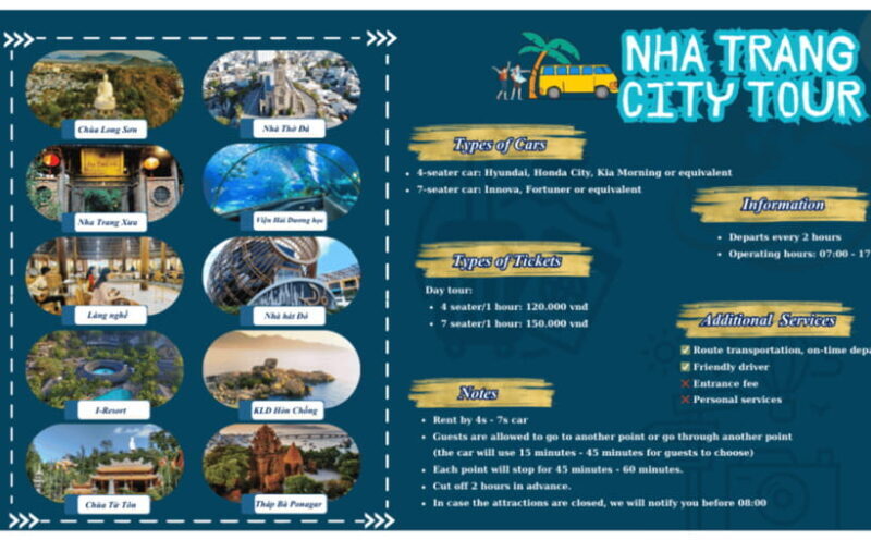 CITY TOUR PRIVATE CAR RENTAL FOR SIGHTSEEING IN NHA TRANG - Wrapping Up