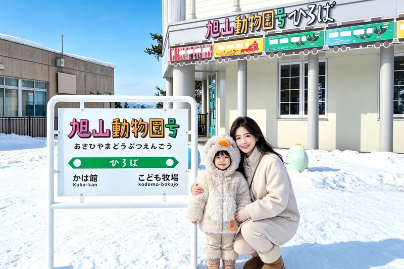Classic Hokkaido One-Day Tour: Asahiyama Zoo & Ken & Mary Tree & Shirahige Waterfall & Biei Shirogane Blue Pond & Ningle Terrace - A long day that trades freedom for reach