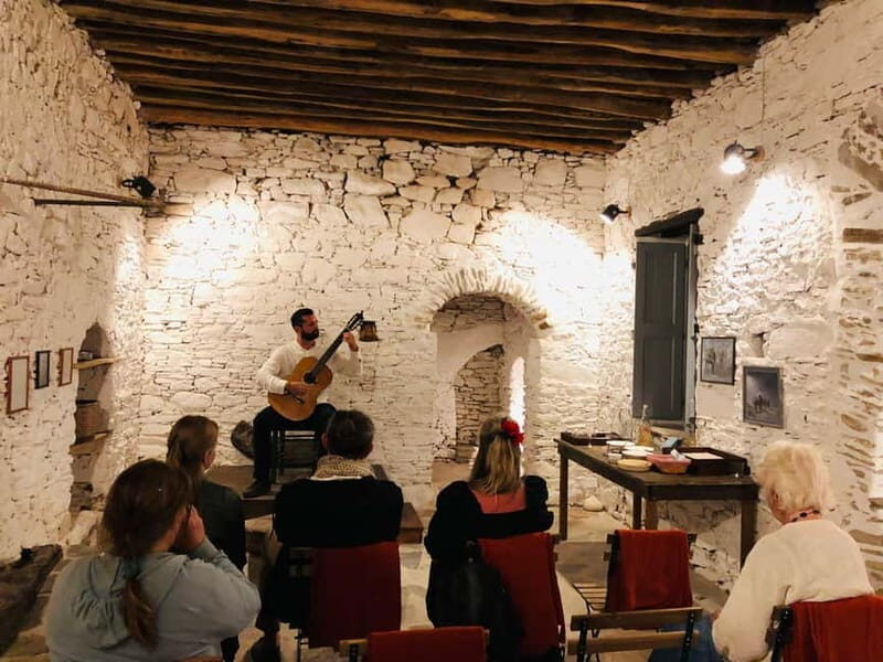 Classical guitar concert in a historic olive press - Key Points
