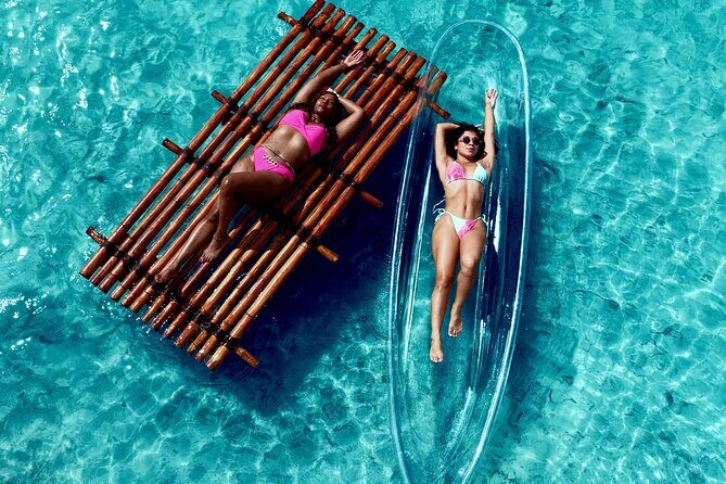 Clear kayak & Bamboo raft ARUBA! Same Day Delivery! PACKAGE DEAL! - Aruba’s Unique Water Adventure: Clear Kayak & Bamboo Raft Experience