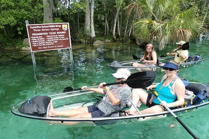 Clear Kayak Three Sisters Springs & Manatee Tour Of Crystal River - Frequently Asked Questions