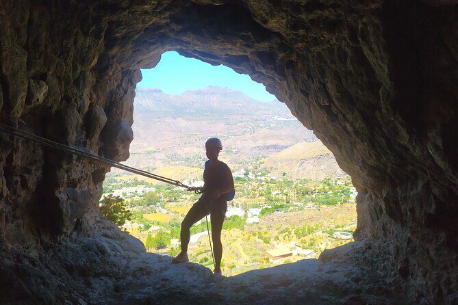 Climbing + Zipline + Via Ferrata + Cave. Adventure route in Gran Canaria - Discover Gran Canaria’s Volcanoes with an Action-Packed Adventure