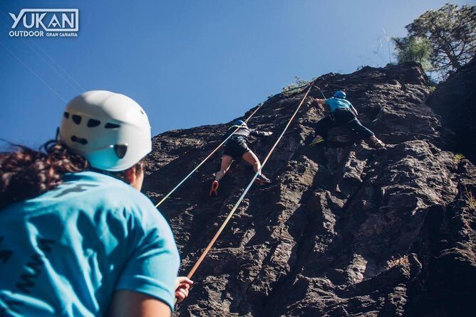 Climbing + Zipline + Via Ferrata + Cave. Adventure route in Gran Canaria - Key Points