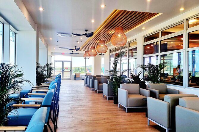Club Mobay Sangster Airport VIP Lounge with Priority Entry - Wi-Fi, Restrooms, and Other Amenities