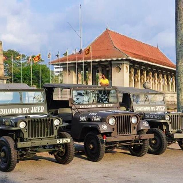Colombo: City by World War Jeep Private Tour - Key Points