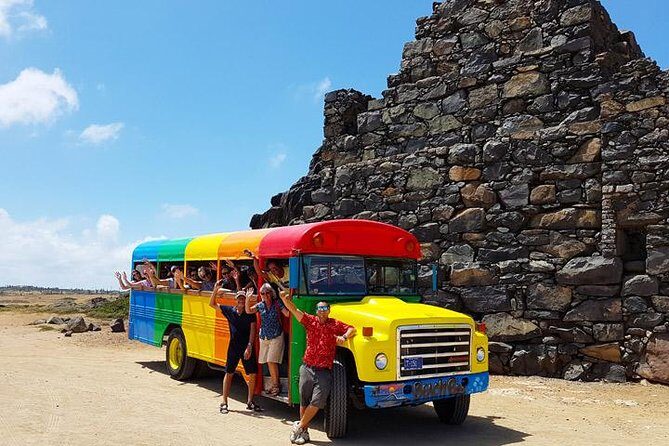 Colorful Beach Bus Sightseeing Tour of Aruba - Setting the scene: a lively, colorful ride through Aruba’s highlights
