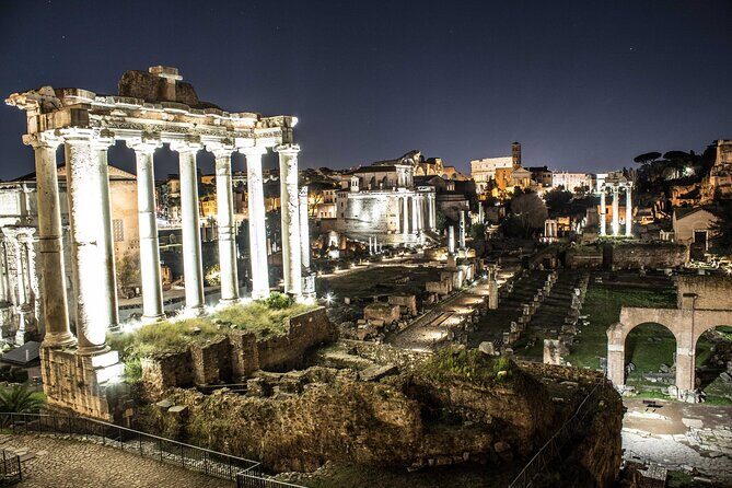 Colosseum & Ancient Rome by Night Guided Walking Tour - Discover Rome’s Ancient Gems on a Night Stroll