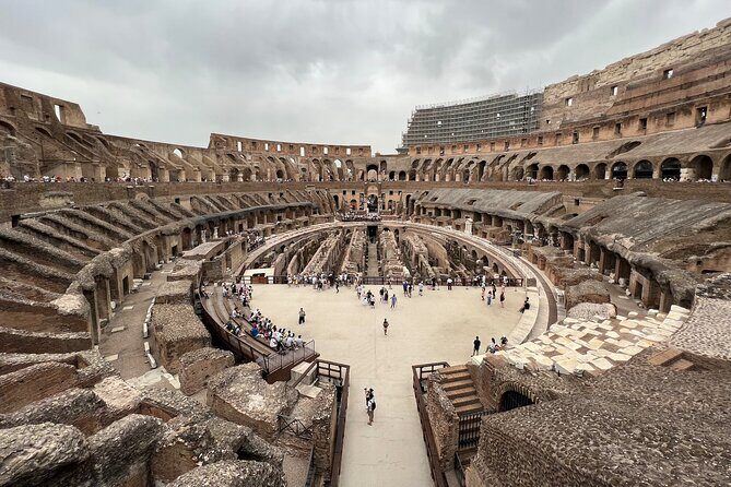 Colosseum Arena Private Tour With Ancient City of Rome - Exploring the First Floor and Overlooks