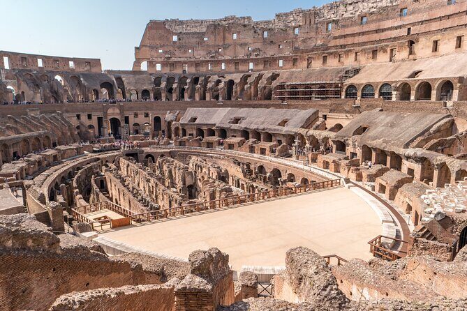 Colosseum Arena, Roman Forum and Palatine Hill Access - Key Points