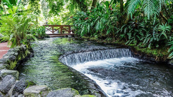 Combination Hanging Bridges, Waterfall, Volcano Hike & Hot Spring - Key Points