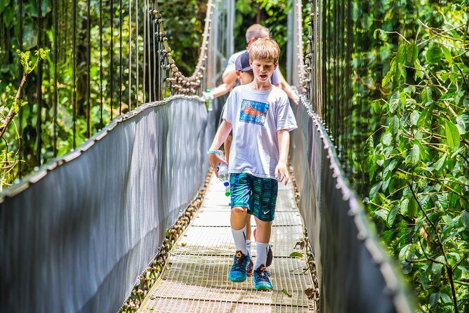 Combination Hanging Bridges, Waterfall, Volcano Hike & Hot Spring - Summary