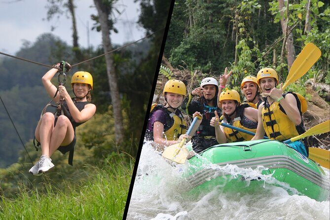Combo Rafting & Canopy Tour with organic lunch. - An Adventurous Day in La Fortuna: Rafting, Canopy, and Organic Lunch