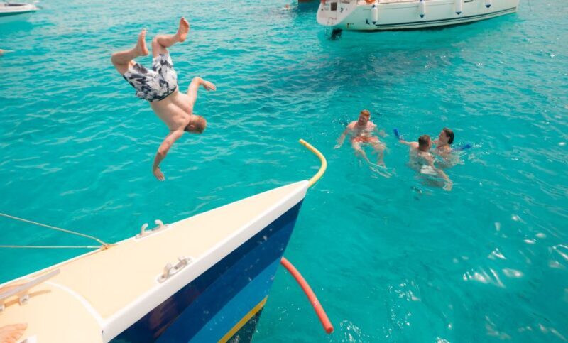 Comino: Blue Lagoon Catamaran Cruise with Lunch and Open Bar - Frequently Asked Questions
