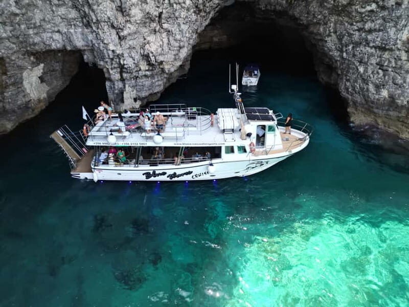 Comino Blue Lagoon & Crystal Lagoon - 3 Bay Cruise - Discover Malta’s Crystal Waters on the 3 Bay Cruise