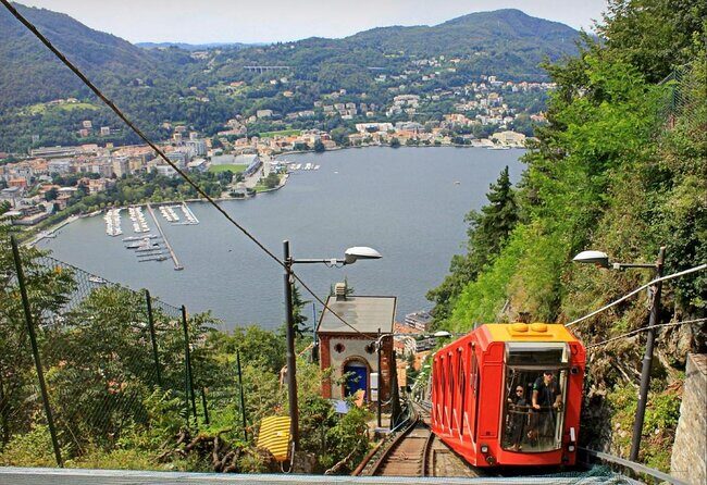 Como Brunate Torno. The Breathtaking Scenery - The Journey Begins with the Funicular from Como to Brunate