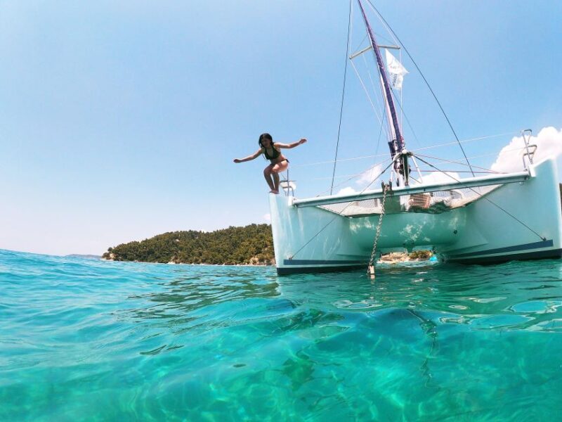 Corfu: Half Day Private Cruise on Lagoon Catamaran - Key Points