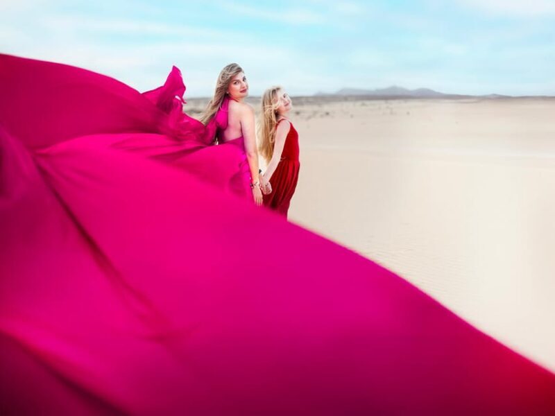 Corralejo: Private Flying Dress Photoshoot - Key Points