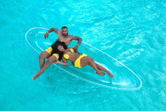 Couple's Clear Kayak Drone Photoshoot - Key Points