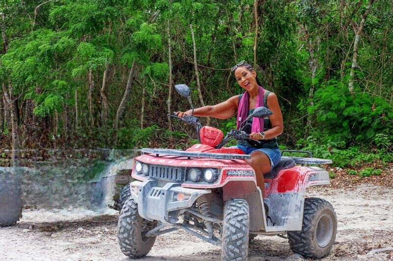 cozumel: ATV adventure with caverns, ruins with transfer - Key Points: