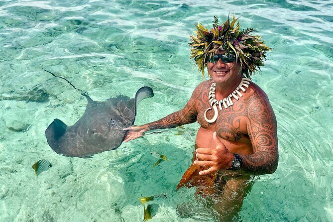 Crazyseahorseborabora Comfortable boat , sensational snorkeling . - Discover Bora Bora’s Underwater Treasures with Crazyseahorseborabora