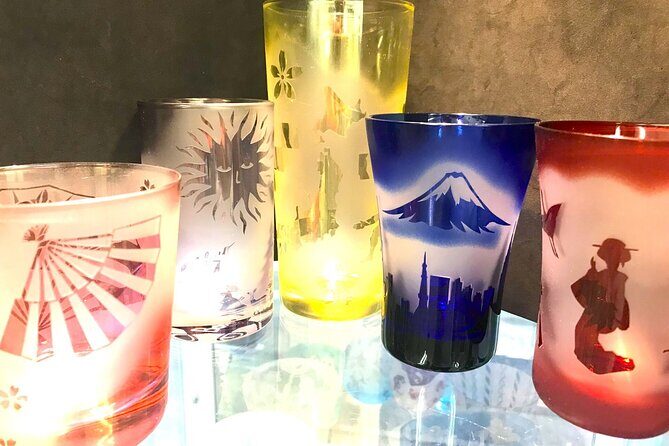 Create your Glass Artwork with Japanese Motifs in Tokyo - Discover the Art of Japanese Glasswork in Tokyo