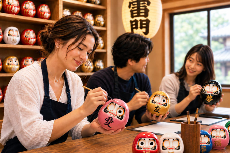 Create Your Own Daruma | Asakusa Calligraphy Experience - The useful details at a glance