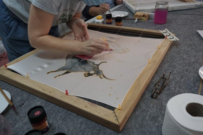 Create your own Greek Silk Scarf Souvenirs - Key Points