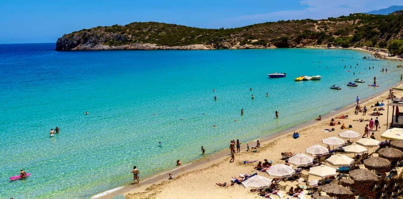 Crete: Voulisma Beach Day Trip - Free Time: Sunbathing, Swimming, and Discovering
