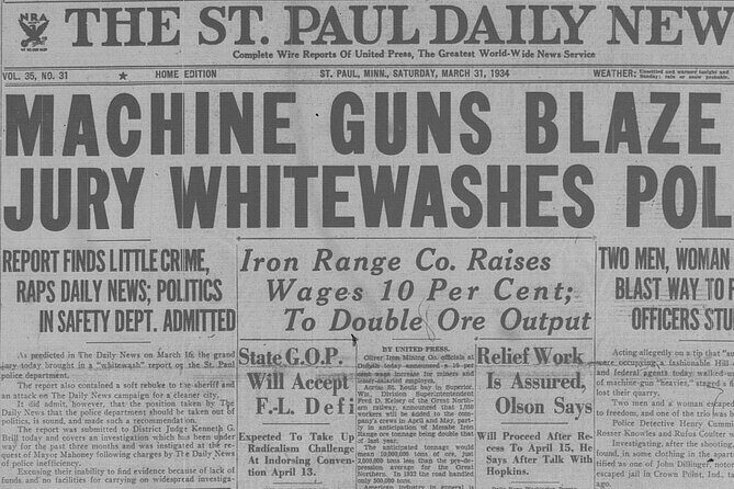 "Crooked" St. Paul Gangsters Private Riding Tour (2 hrs) - An In-Depth Look at the "Crooked" St. Paul Gangsters Tour
