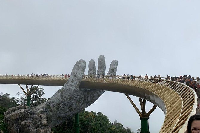 Cruiseship Trip to GOLDEN BRIDGE BA NA HILLS from CHAN MAY or TIEN SA Port - The Sum Up