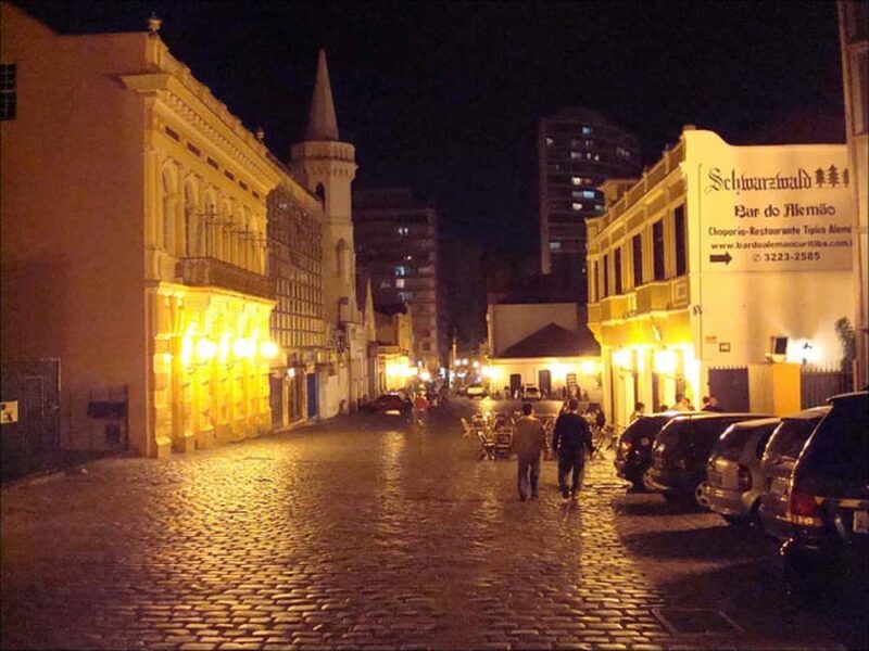 Curitiba: 4-Hour City-By-Night Tour with Dinner - Key Points