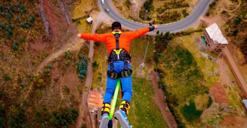 Cusco : Extreme activity | Bridge-riding | - A Thrilling Day in Cusco: Jumping from 125 Meters